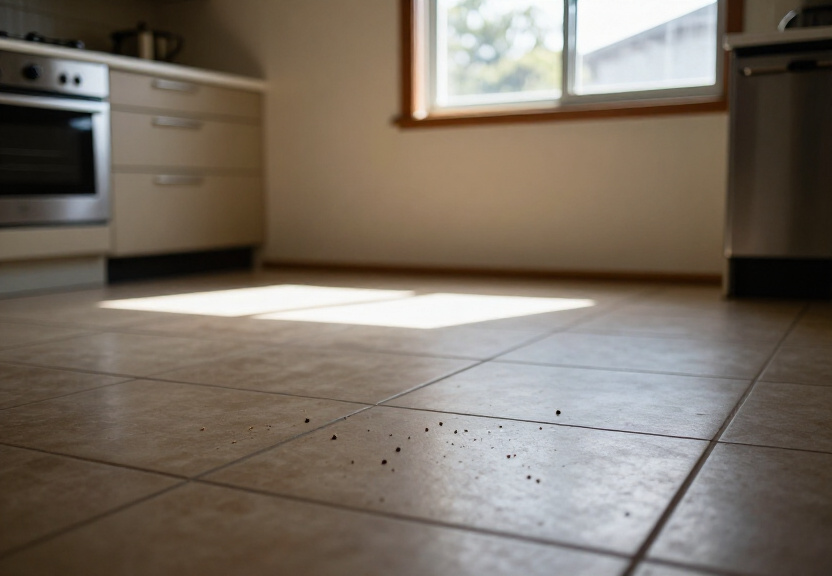 Ant-free kitchen after emergency pest control